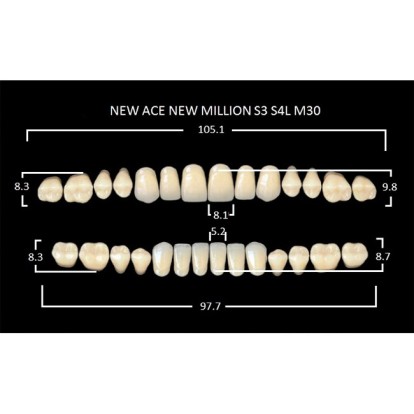 Зубы планка 28 шт MILLION NEW ACE S3/A1